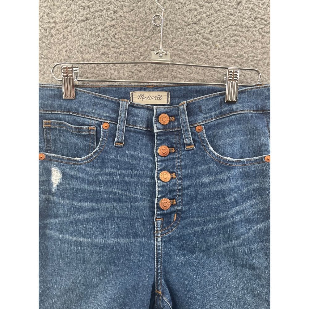 Madewell 10" High Rise Skinny Jean Button Fly Size 27 - Picture 3 of 13
